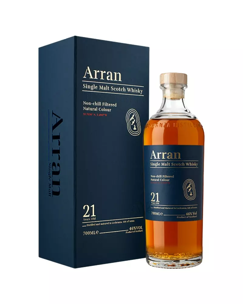 Arran 21 éves (0,7L / 46%)