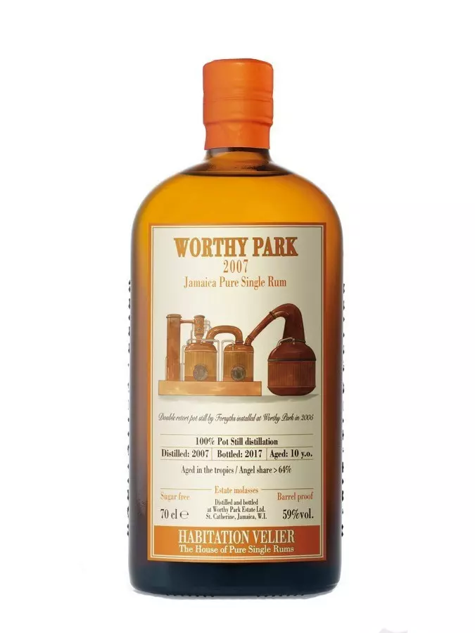 Worthy Park 2007 Habitation Velier rum (0,7L / 59%)