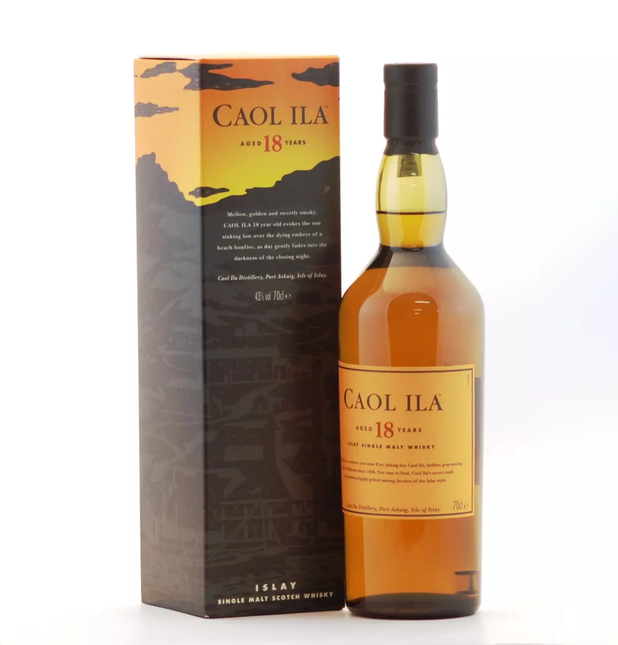 Caol Ila 18 éves Hidden Malt (0,7L / 43%)