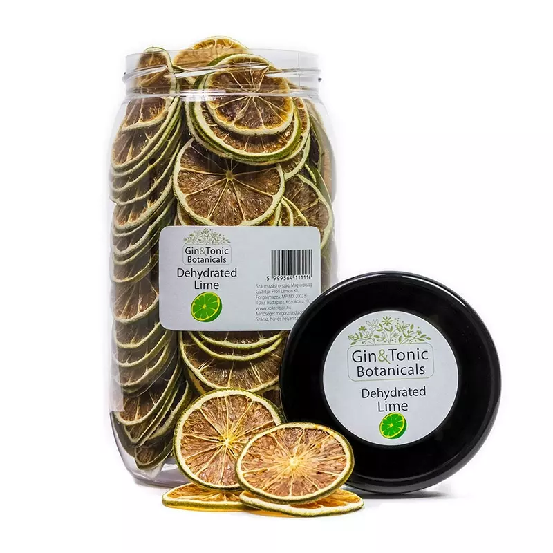 G&T Botanicals Szárított Lime-karikák nagy tégelyes (135g) Metro