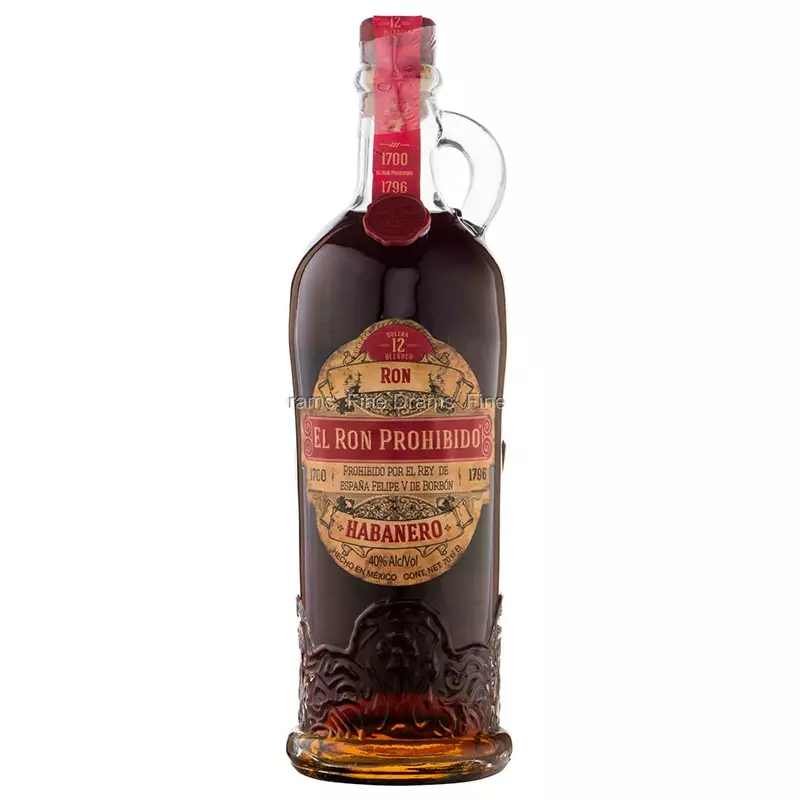 El Ron Prohibido Habanero 12 éves rum (0,7L / 40%)