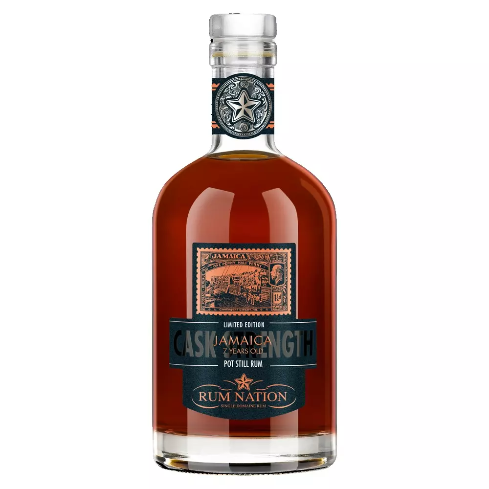 Rum Nation Jamaica Pot Still 7 éves Overproof rum (0,7L / 61,2%)