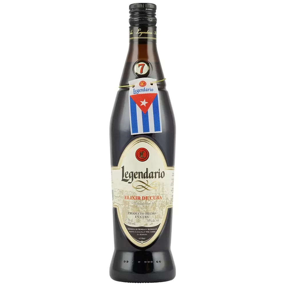 Legendario Elixir de Cuba 7 éves rum (0,7L / 34%)