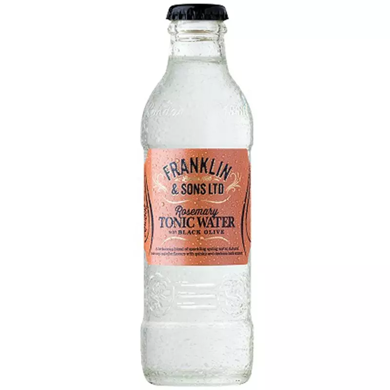 Franklin and Sons rozmaringos tonic fekete olivával (0,2L)