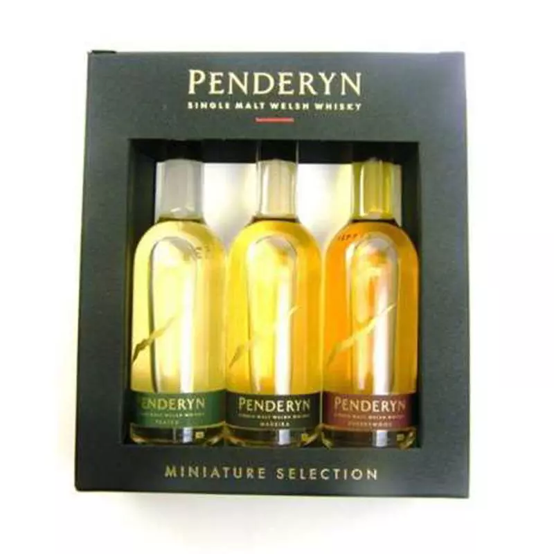 Penderyn Golden Range Mini Gift Pack (3x0,05L / 46%)